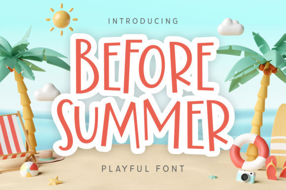 Before Summer Font for Eye-Catching Branding