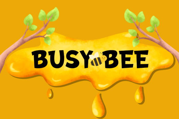 Busy Bee Font: A Playful Touch for Kids’ Content