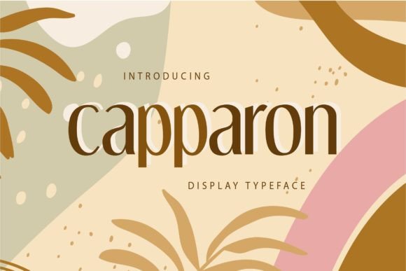 Capparon: A Playful Display Font for Web Design