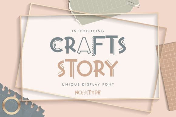 Crafts Story Font for Professional Branding