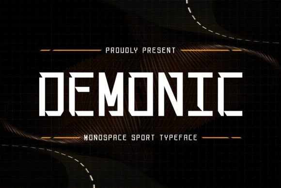 Demonic Font for Editorial Design