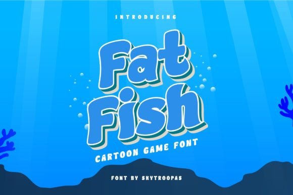 Fat Fish - Ocean Gaming Font for Digital Creativity