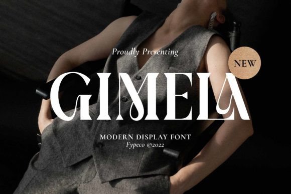 Gimela: A Modern Display Font for Bold Campaigns