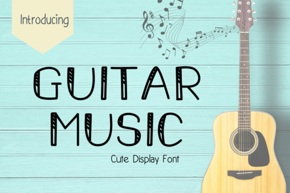 Guitar Music Display Font Review