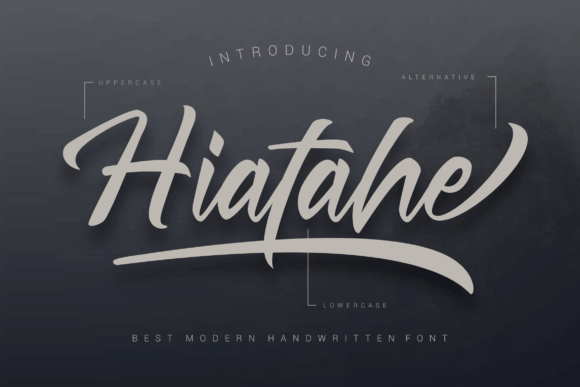 Hiatahe: A Modern Handwritten Font for Creative Branding