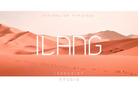 Ilang Font: A Minimalist Artistic Typeface for Handmade Creations
