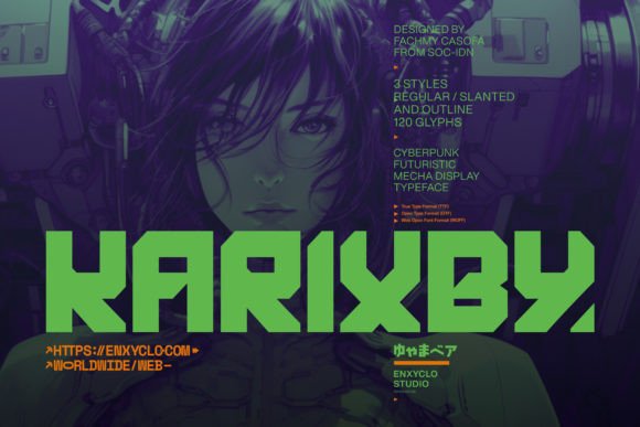 Karixby: A Modern Display Font for Business Branding