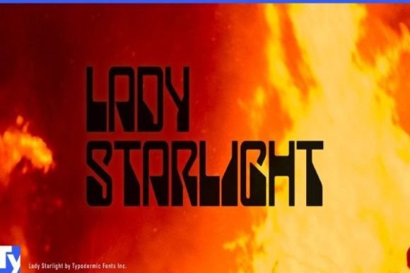 Lady Starlight Font for Editorial Design