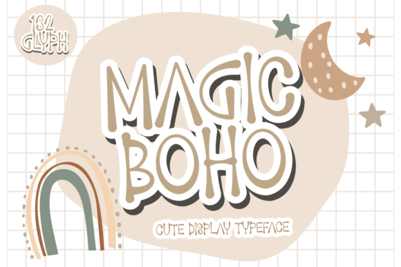 Magic Boho Font for Web Design