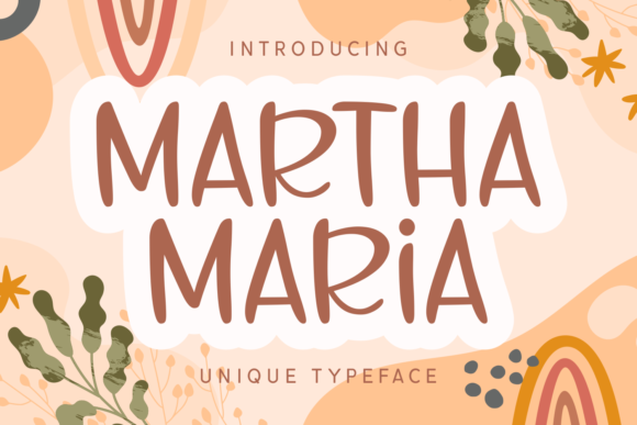 Martha Maria: A Modern Sans Serif Display Font for Bold Branding