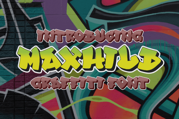 Maxhild Font: A Graffiti-Inspired Typeface for Creative Makers