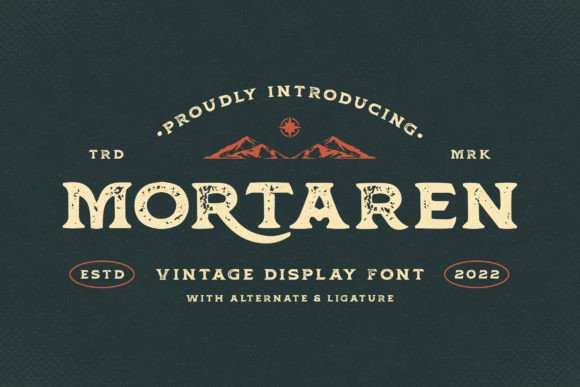 Mortaren: A Vintage Serif Font for Digital Branding