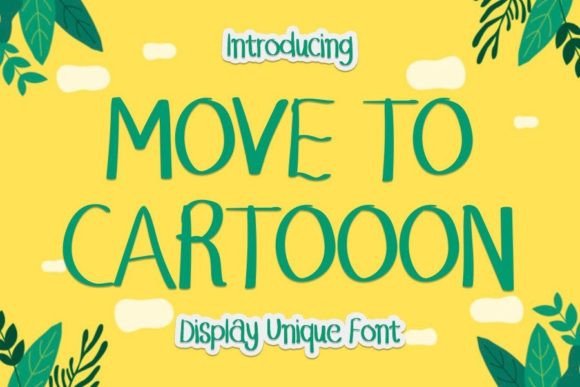 Move to Cartooon: A Display Font That Elevates Editorial Design