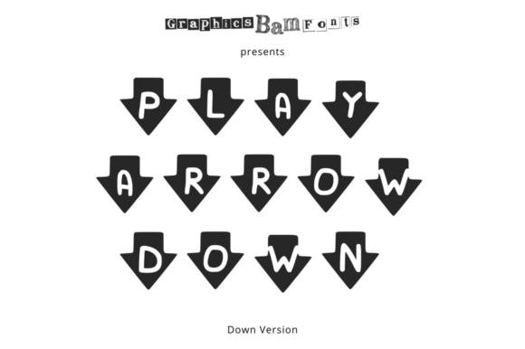 Play Arrow Down: A Versatile Display Font for Editorial Design