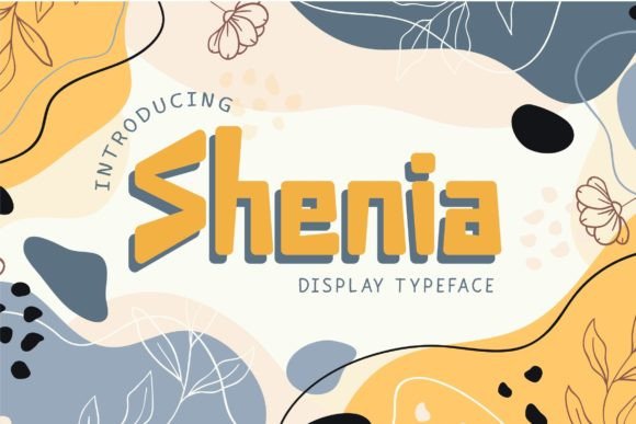Shenia Font for Branding Projects