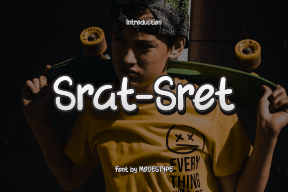 Srat Sret Display Font for Web Design