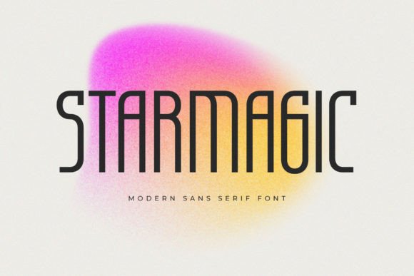 Starmagic: A Modern Sans Serif Font for Branding Projects