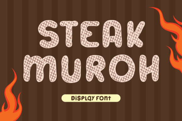 Steak Muroh Font for Editorial Design and Branding