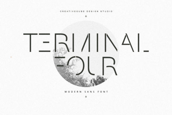 Terminal Four: A Display Font for Bold Visual Statements