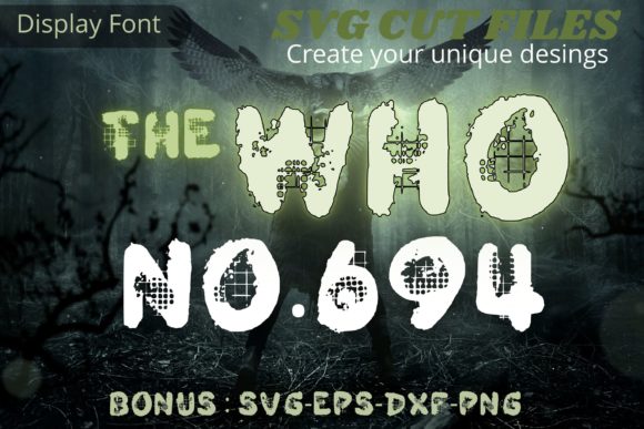 The Who Font: A Unique Display Typeface for Editorial Projects