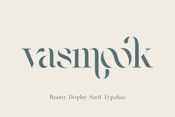 Vasmook: A Stylish Serif Font for Small Business Branding