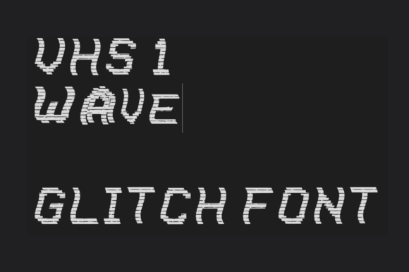 VHS Wave Display Font Review