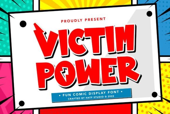 Victim Power: A Playful Font for Branding That Stands Out