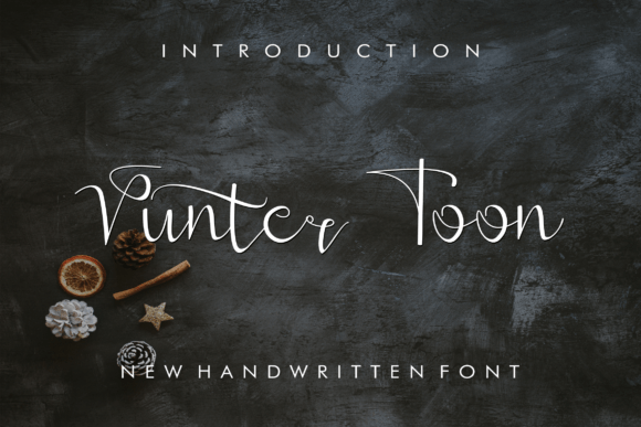 Vunter Toon: A Handwritten Font for Creative Makers