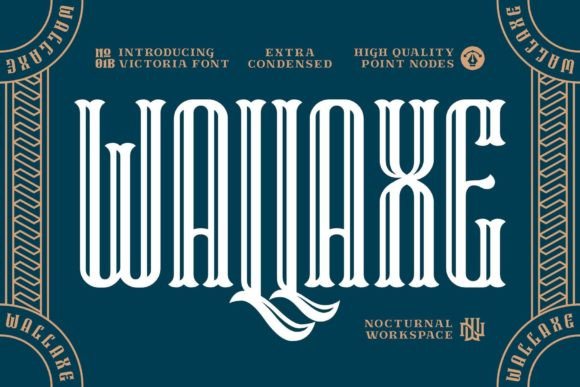 Wallaxe: A Bold Font for Polished Branding