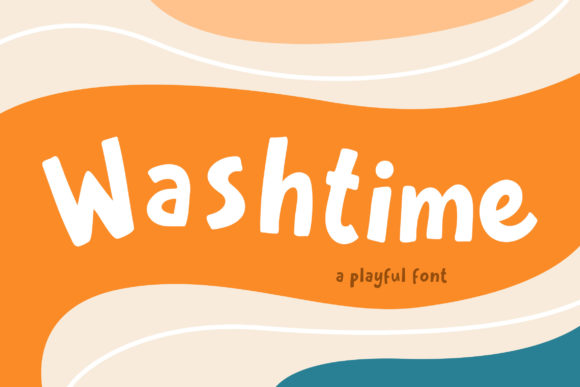 Washtime: A Dynamic Display Font for Editorial Design