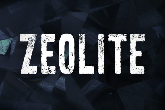 Zeolite Font for Handmade and Commercial Craft Projects